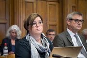 Die Präsidentin der Staatswirtschaftlichen Kommission, Monica Sittaro, musste am Montag Kritik einstecken. (Bild: Ralph Ribi)