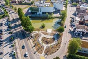 Einer Erweiterung der Zone 210 bis zur Haltestelle Wiesenbach/Cinedome hätte finanzielle Einbussen zur Folge. (Bild: Urs Bucher, 8. Mai 2018)