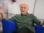 Adolf Muschg, hier an der Frankfurter Buchmesse 2018, feiert am 13. Mai 2019 den 85. Geburtstag. (Bild: Keystone/DPA/ARNE DEDERT)
