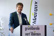 Ökothemen haben Hochkonjunktur: Das freut Jürg Grossen, den Präsidenten der GLP: (Bild: Peter Schneider/Keystone, Wangen an der Aare, 6. April 2019)