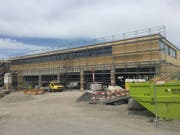 Das VBL-Depot in Root wird mit einem Jahr Verzögerung Mitte Dezember eröffnet. (Bild: PD/VBL, 23. April 2019)