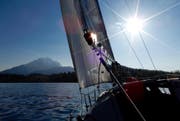 Prächtige Abendstimmung auf dem Vierwaldstättersee, schreibt Heinz Schürmann zu seinem Foto. Leserbild: Heinz Schürmann (Luzern, 1. Mai 2019)