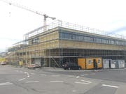 Das Busdepot in Root wird Mitte Dezember eröffnet. Bild: VBL (23. April 2019)