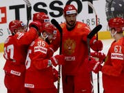 Die Russen konnten gegen Aufsteiger Italien gleich zehnmal jubeln (Bild: KEYSTONE/AP/RONALD ZAK)