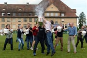 Letzter Schultag an der Kantonsschule Frauenfeld: Das Ende der Handelsmittelschule wurde 2017 besiegelt. (Bild: Nana do Carmo)
