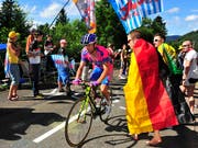 Alessandro Petacchi steht unter Dopingverdacht (Bild: KEYSTONE/EPA/NICOLAS BOUVY)
