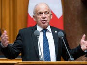 Bundespräsident Ueli Maurer soll am heutigen Donnerstag kurzfristig von US-Präsident Donald Trump im Weissen Haus empfangen werden. (Bild: KEYSTONE/ANTHONY ANEX)
