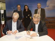 Der Fördervertrag ist unterzeichnet. Der Bund unterstützt das Geothermieprojekt in Vinzel VD mit 14,4 Millionen Franken. (Bild: EnergeÔ)