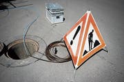 Mit Glasfaser wird der Datenverkehr schneller. Bild: Urs Bucher (19.5.2014)