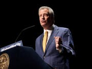 Der Bürgermeister New Yorks Bill de Blasio will US-Präsident werden. (Bild: KEYSTONE/AP/SETH WENIG)