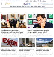 Das Nachrichtenportal von Bluewin will künftig vermehrt auch eigenständig recherchierte Beiträge publizieren. (Screenshot)