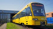 Eine Stuttgarter Stadtbahn der dritten Generation von Stadler. Dieses Fahrzeug entstammt der ersten Tranche, deren 20 Bahnen zwischen 2012 und 2014 gebaut wurden. (Bild: PD)