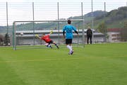Bei den Siebtklässlern kam es am Appenzeller CS-Cup gleich mehrmals zum Penaltyschiessen. (Bild: Yann Lengacher)