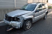 Beim Unfall entstand ein Sachschaden von rund 30'000 Franken. (Bild: Luzerner Polizei, 16. Mai 2019)
