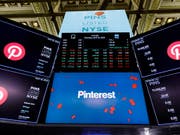 An der Börse sind die Titel von Pinterest nach durchmischten Quartalszahlen deutlich gefallen. (Bild: KEYSTONE/EPA/JUSTIN LANE)