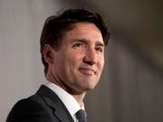 Kanadas Premierminister Justin Trudeau begrüsste den wechselseitigen Abbau der Strafzölle. Dies sei ein «grosser Schritt» auf dem Weg zur Ratifzierung des neuen Handelsabkommens USMCA. (Bild: KEYSTONE/AP The Canadian Press/CHRIS YOUNG)
