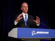 Boeing-Konzernchef Dennis Muilenburg verbreitete am Donnerstag (Ortszeit) viel Zuversicht für die Sicherheit der Flugzeuge der problematischen 737-Max-Serie. (Bild: KEYSTONE/AP POOL Reuters/JOHN GRESS)