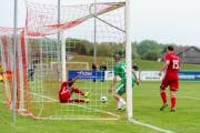 Beim Auswärtsspiel gegen den FC Bavois musste sich der SC Brühl keineswegs verstecken: Vor allem in der zweiten Halbzeit machten seine Spiele viel Druck aufs Tor der Platzherren. Dass die Kronen keine der vielen guten Chancen nutzen konnten, hatte auch mit Pech zu tun. (Bild: PD - 18. Mai 2019)