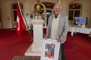 Otto Odermatt organisiert das dritte indische Musikfestival . (Bild: Christoph Näpflin, (Seelisberg, 8. Mai 2019))