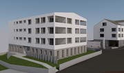 An der Dorfstrasse 6 in Schattdorf soll eine Überbauung mit 9 Eigentumswohnungen und einer Gemeinschaftspraxis entstehen. (Visualisierung: PD)