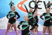 Top-Resultate in Martigny: die FCSG-Cheerleader. (Bild: PD)