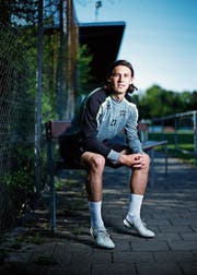 Fühlt sich beim SC Cham wohl: Rafael Muff. (Bild: Stefan Kaiser (Cham 1. Mai 2019))