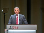 Schlechte Nachricht für Sergio Ermotti: Die Aktionäre verweigern der Konzernspitze die Entlastung. (Bild: Georgios Kefalas/Keystone, Basel, 2. Mai 2019)