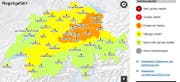 In der Ostschweiz wird die Gefahrenstufe als erheblich eingeschätzt. (Grafik: Naturgefahrenportal)