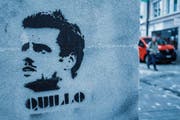 Tranquillo Barnetta an einer St. Galler Hauswand. (Bild: Benjamin Manser)