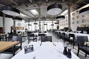 Das Restaurant in der Lokremise: Auch Grossanlässe finden hier statt.