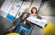 Andreas Schweizer und Christiane Dick setzen auf Musizieren in der zweiten Lebenshälfte. (Bild: Andrea Stalder)