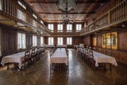 Der historische Saal des Hotels Linde in Heiden soll künftig stärker vermarktet werden. (Bild: Benjamin Manser)