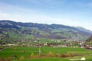 Blick auf das Giswiler Aaried. (Bild: Romano Cuonz, Giswil, 11. März 2016)