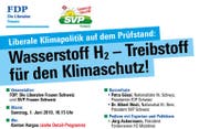 Ausschnitt aus dem Flyer zum Klimaevent. (Bild: Screenshot frauen-fdp.ch)