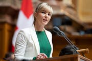 Die Thurgauer SVP-Nationalrätin Diana Gutjahr wird am Klimaevent das Grusswort sprechen. (Bild: Peter Klaunzer/Keystone)