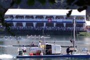 Ein Bild aus früheren Tagen: Die Haupttribüne während der Ruder-WM 2001. (Bild: Michael Würtenberg (Luzern, 26. August 2001))