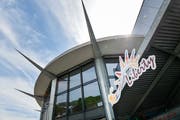Die Architektur des Liberty Cinema Weinfelden fasziniert. (Bild: Donato Caspari)
