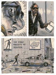 "Salzhunger" von Matthias Gnehm spielt in der nigerianischen Ölhafenstadt Lagos. Es geht um schmierige Machenschaften. (Bild: Edition Moderne)