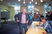 EU-Kommisar Frans Timmermans. Bild: Marcel Van Hoorn/EPA (Heerlen, 23. Mai 2019)