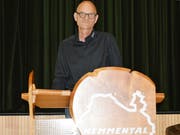 Der Kemmentaler Gemeindepräsident Walter Marty hat letztmals durch die Gemeindeversammlung geführt. (Bild: Judith Schuck)