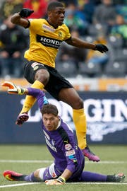 Kwadwo Duah, hier noch im Dress der Young Boys, spielt die nächsten zwei Saison für den FC Wil. (Anthony Anex/KEY)