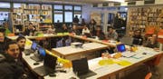 Im Unterricht: Hier werden grundlegende Computerkenntnisse gelehrt. (Bild: Bianca Hunke)