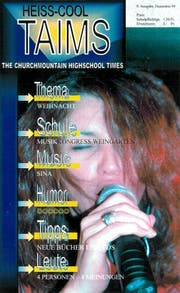 Das Cover der Schülerzeitung «Heiss-Cool Taims» im Dezember 1999. (Bild: PD)