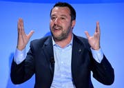 Matteo Salvini Parteichef Lega. (Bild: EPA/ETTORE FERRARI)