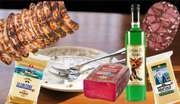 Geschützt sind: Gruyère, St. Galler Bratwürste, Bündnerfleisch und Sprinz. Noch ohne Schutz sind Absinth und Berner Zungenwurst. (Bild: Keystone / zvg)