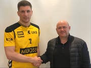 Der neue Spielertrainer Mario Jelinic (links) und Interimspräsident Markus Brand. (Bild: PD)