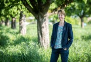Fabienne Schnyder, die Gemeindepräsidentin von Langrickenbach, hält sich gerne im Grünen auf. (Bild: Reto Martin)