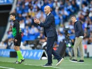 Zinedine Zidane ist Trainer von Real Madrid, dem «wertvollsten Fussballklub der Welt» (Bild: KEYSTONE/AP/ALVARO BARRIENTOS)