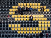 Ein paar Fans des FC Schaffhausen präsentierten sich in Winterthur in keinem guten Licht. ((Symboldbild) (Bild: KEYSTONE/ENNIO LEANZA)