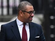 Nach zehn andern Kandidaten hat auch Brexit-Staatssekretär James Cleverly angekündigt, sich um das Amt des Premierministers zu bewerben. (Bild: Keystone)